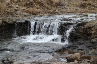 Waterfall in Miklagil. Photo: Anna Scheving