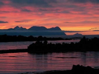 Strandir mountains seen from Illugastair